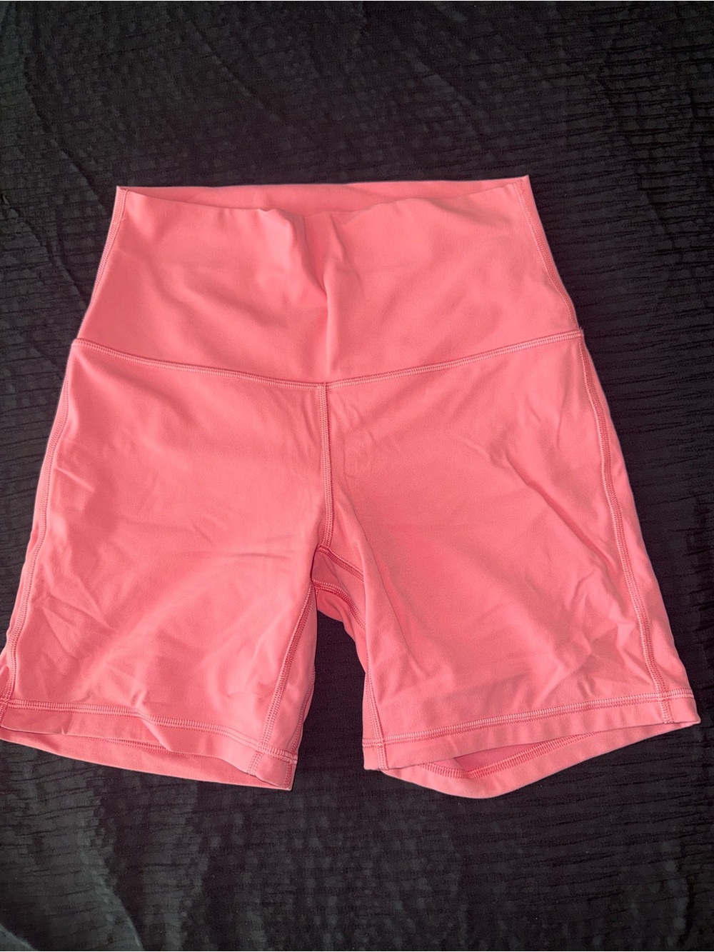lululemon athletica Coral Pink High-Rise Bike Shorts
